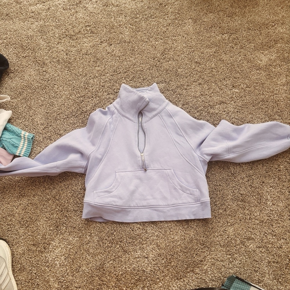 Lululemon purple Half-Zip Women's
